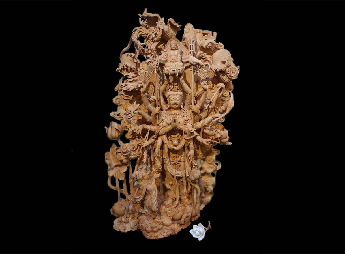 Grand masterpiece sculpture crafted over years